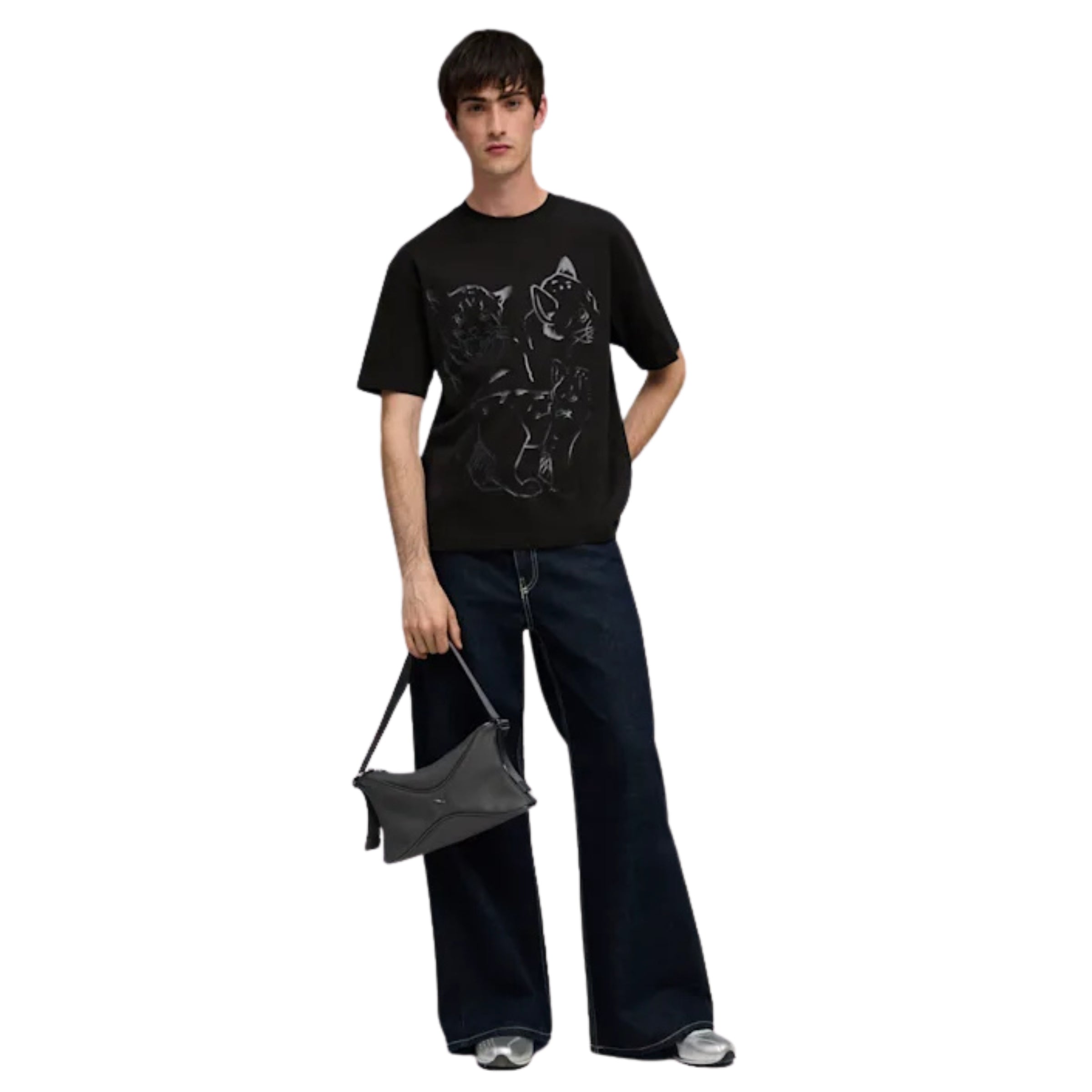 Puma T-Shirt Graphic Itty Bitty Black